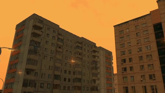 Архитектура в лучах заката. смотреть онлайн
