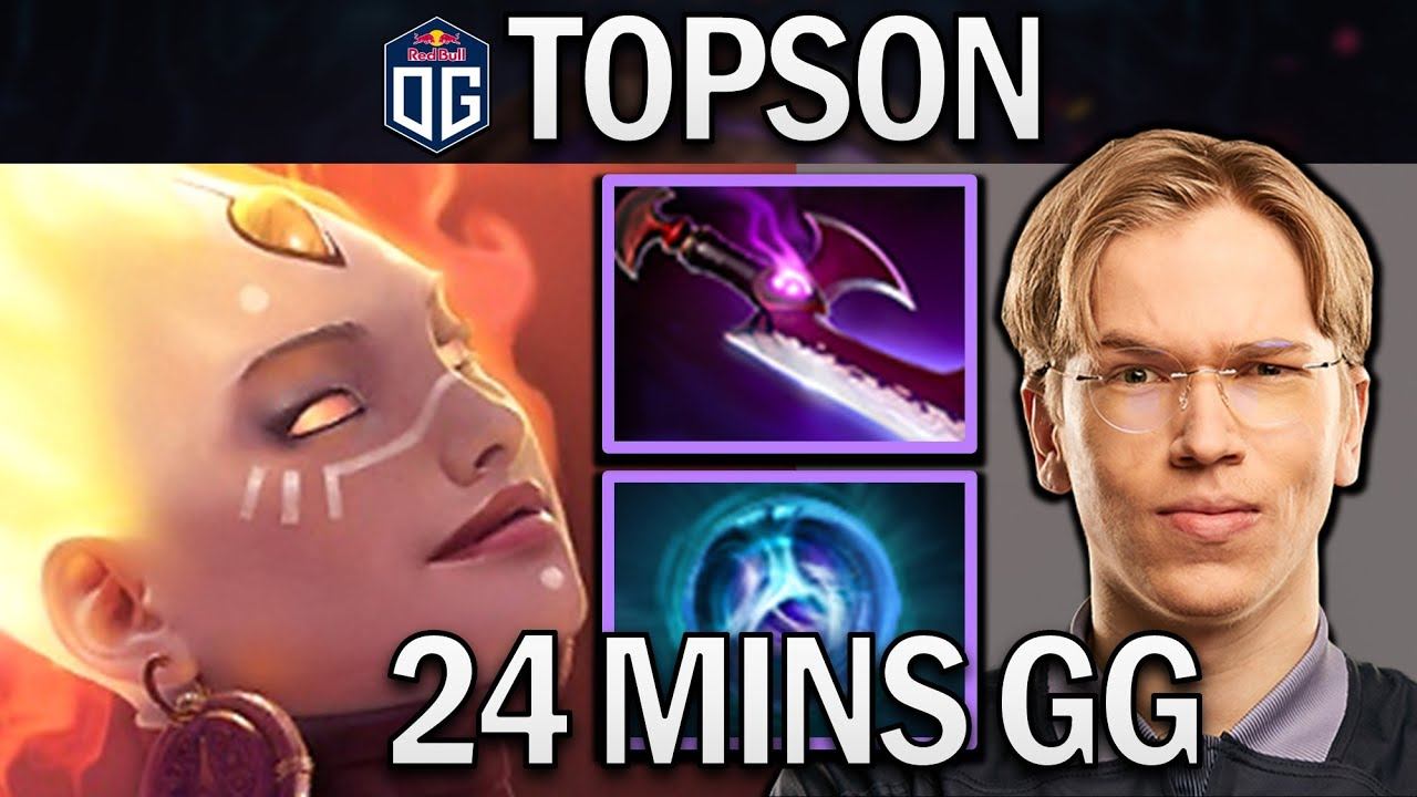 OG.TOPSON LINA WITH 16 KILLS - 24 MINS GG - DOTA 2 GAMEPLAY смотреть онлайн