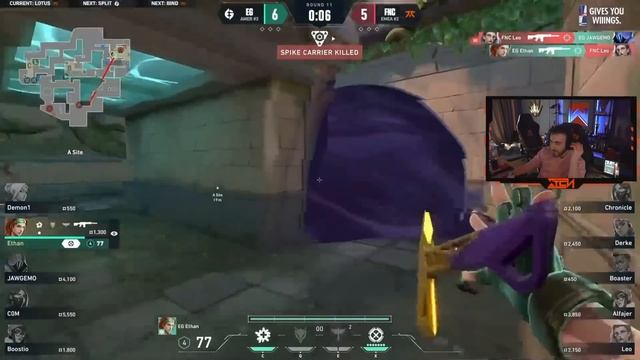 FERİT FNC VS EG 1.MAP LOTUS BÜYÜK FİNAL İNANILMAZ SERİ VALORANT смотреть онлайн