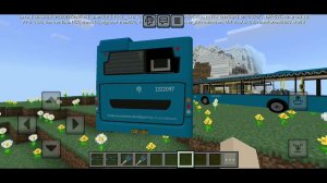 мод на автобус «ЛиАз 5292» в майнкрафте, на телефоне, (не спрашивайте как я это скачала😅)