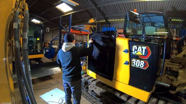 Cat 308 excavator смотреть онлайн