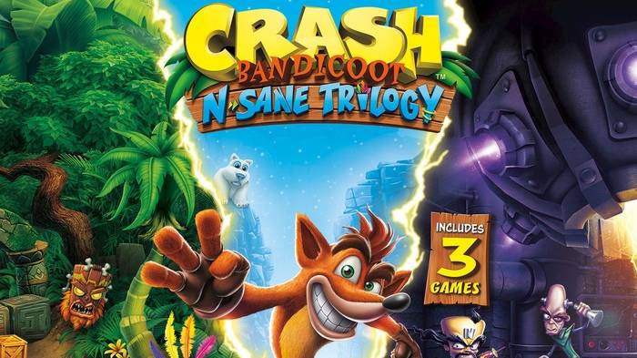 Crash Bandicoot N. Sane Trilogy Ps5 4K часть 3 ( Crash Bandicoot 3 ) Road Crash ( дтп)