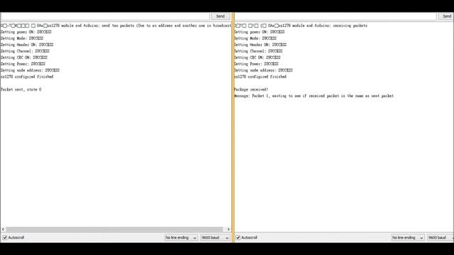 NodeMCU + XL1276 LoRa (433MHz) смотреть онлайн