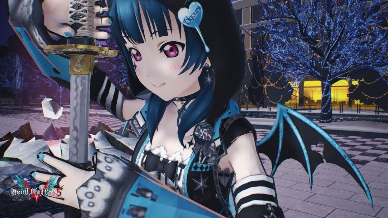 Yoshiko Tsushima Vergil Updated (Devil May Cry 5) смотреть онлайн