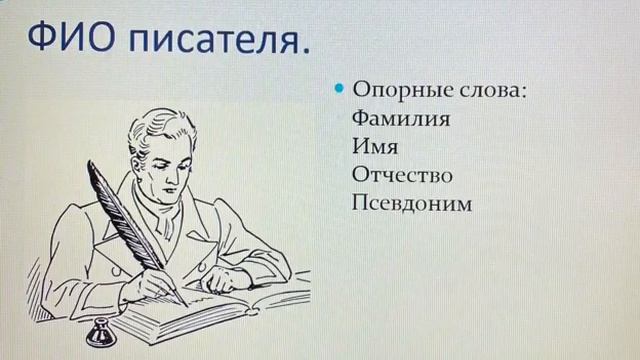 Изучение биографии писателя по алгоритму смотреть онлайн