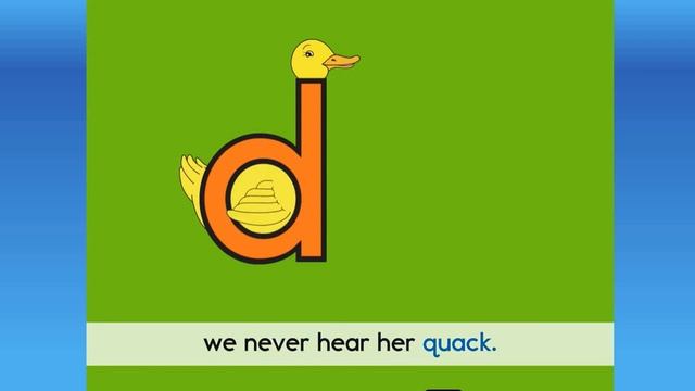 Letterland Letter D