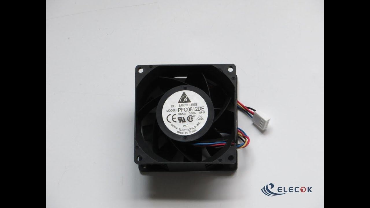 PFC0812DE-SP04 12V 3.3A 33W 4wires Cooling Fan смотреть онлайн