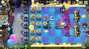 Прохождение Растения против зомби 2, Неоновый миксованый тур, 30-й день