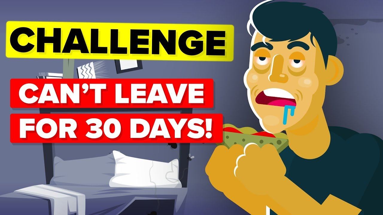 I Didn't Go Outside For 30 Days And This Is What Happened - Funny Challenge смотреть онлайн