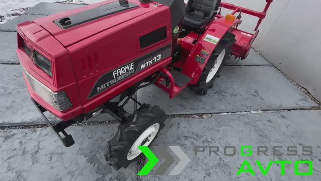 Mitsubishi MTX13 минитрактор японский в наличии в г. Новосибирск смотреть онлайн