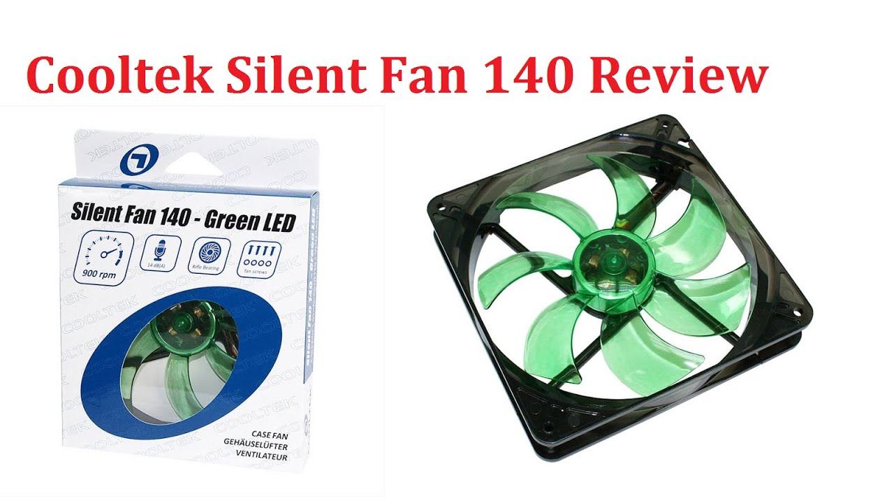 Cooltek Silent Fan 140 Grüne LED Test/Review смотреть онлайн