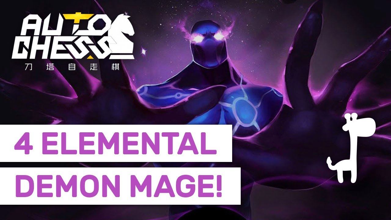 4 ELEMENTAL DEMON MAGE!! Dota Auto Chess CREATIVE COMEBACK BUILDS! смотреть онлайн