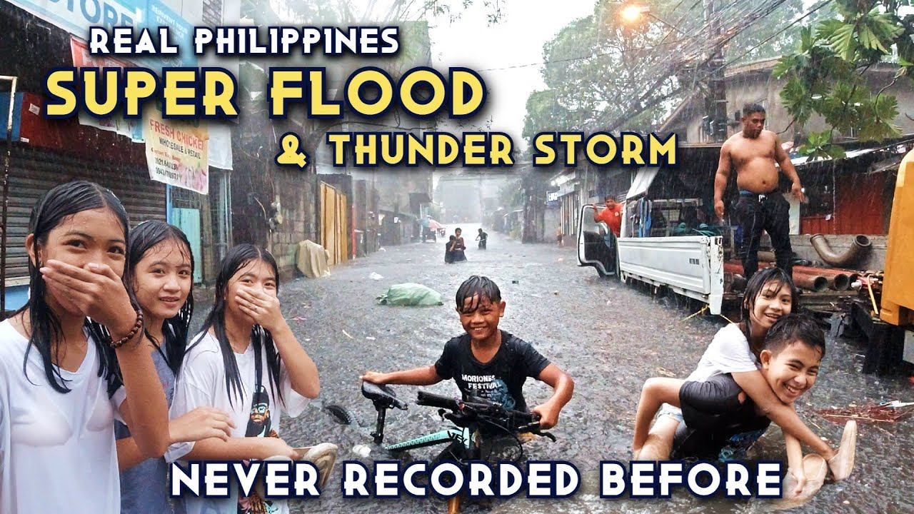 SUPER HEAVY RAIN And THUNDER STORM | GOT SOAKED On REAL FLOOD SCENARIOS IN BRGY. HOLY SPIRIT, QC. смотреть онлайн