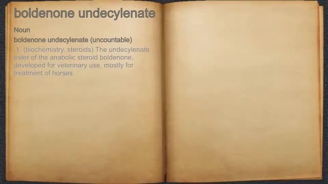 What does boldenone undecylenate mean? смотреть онлайн