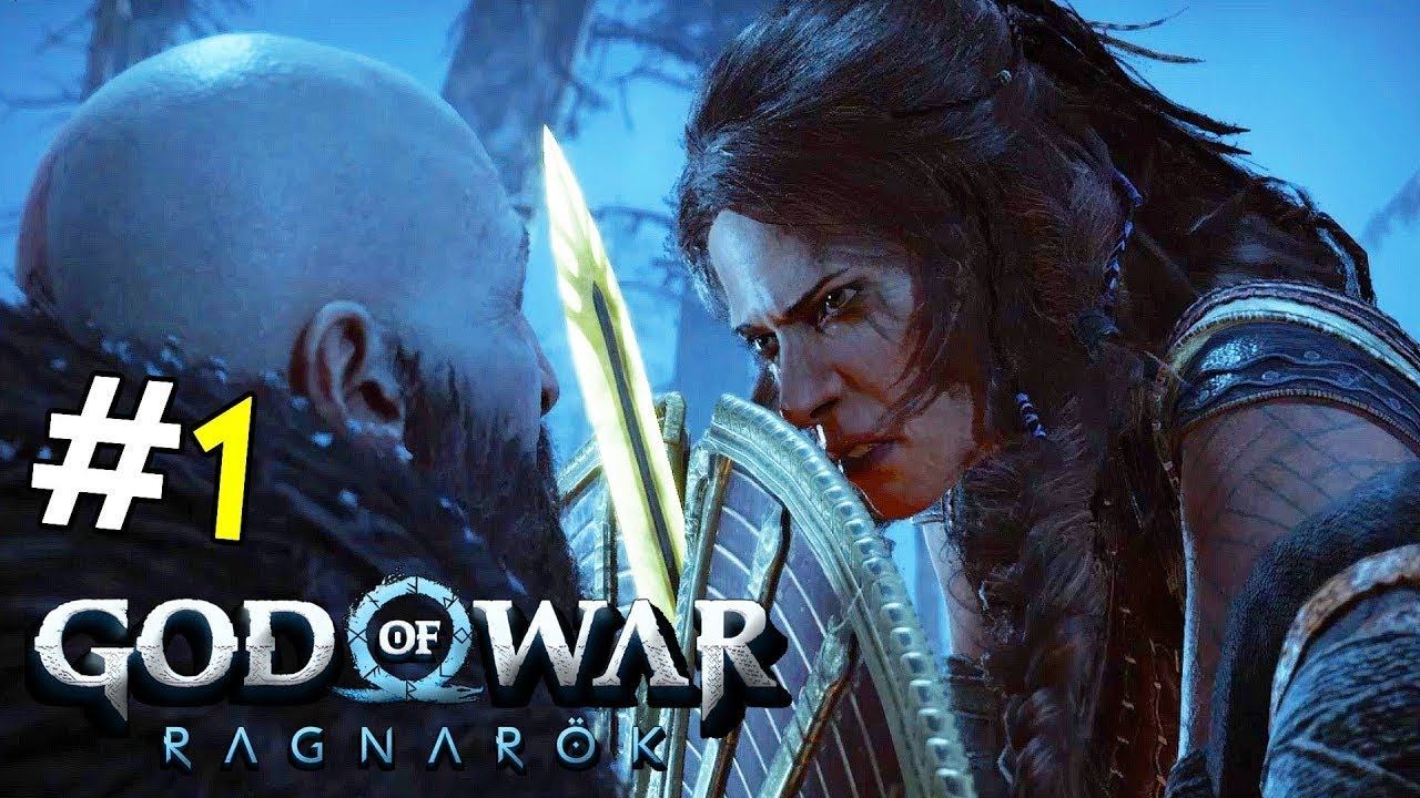God of War Ragnarök primeira parte #1 bosque selvagem superior gameplay dobrado e legedado ps4 смотреть онлайн