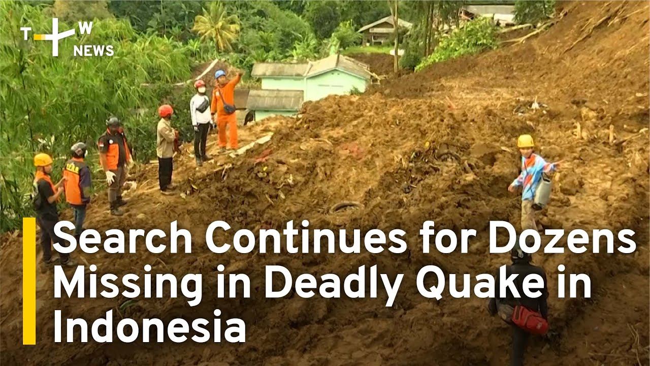 Search Continues for Dozens Missing in Deadly Quake in Indonesia | TaiwanPlus News смотреть онлайн