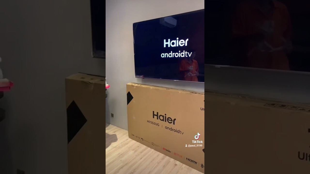 Haier Big screen promo HEBAT Lar ‼️75" 4k UHD android TV 😎 #Haier #91Electrical #91procare смотреть онлайн