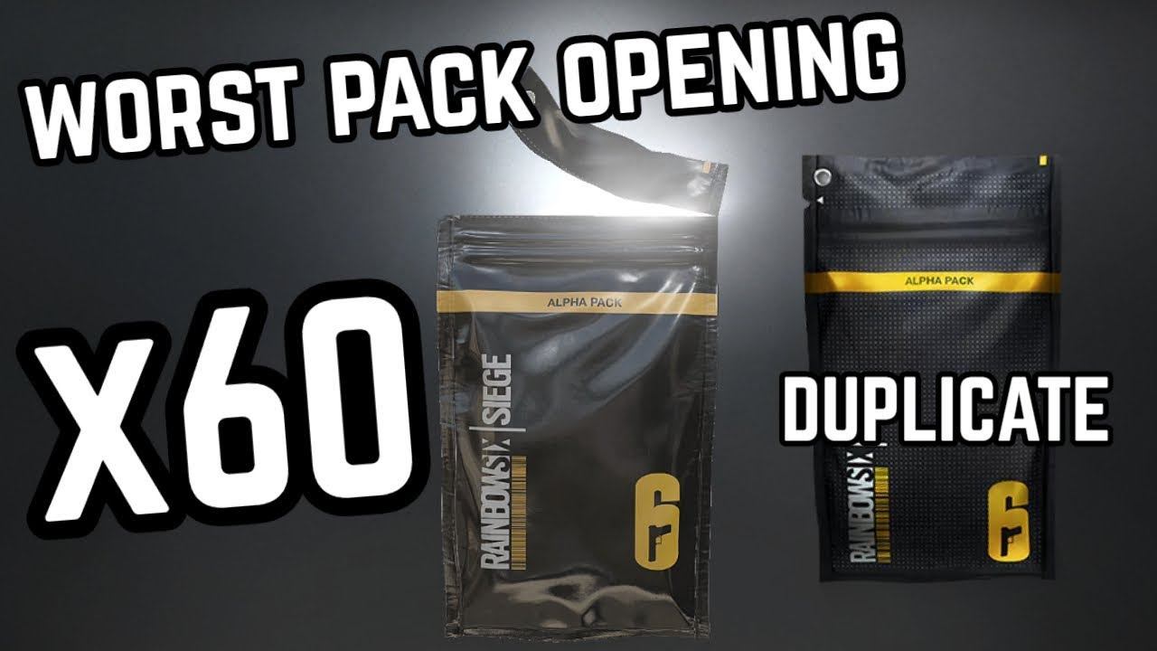 60 Alpha Pack Opening! (UNLUCKY EDITION) | Rainbow Six: Siege смотреть онлайн