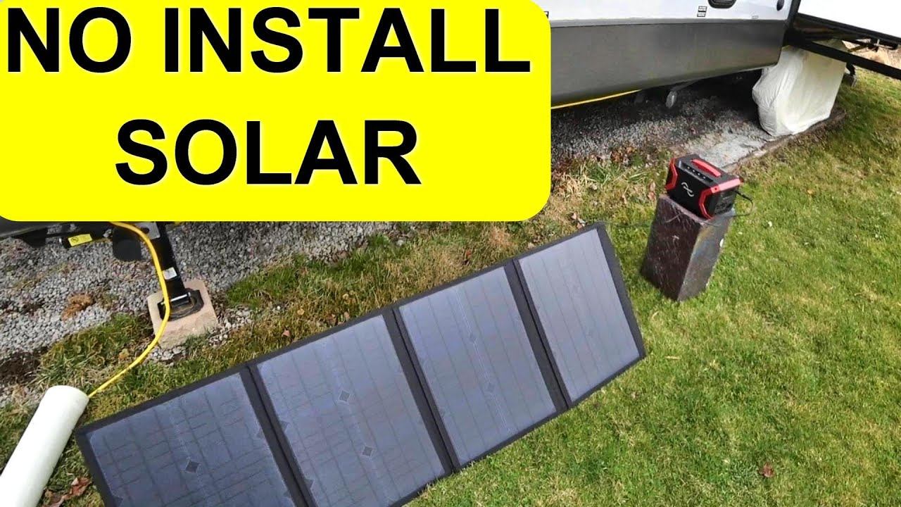 SUAOKI S370 Portable Power 100 watt Solar смотреть онлайн