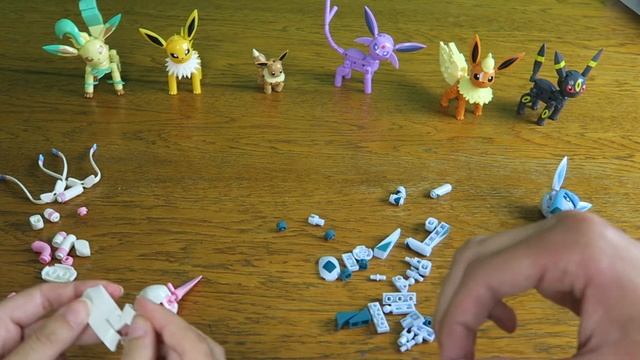 Building Eevee Evolutions Pokemon Mega Construx #pokemon #eevee #vaporeon смотреть онлайн
