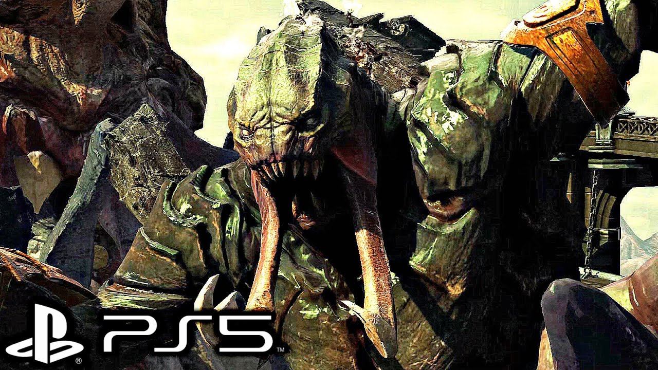 God of War Ascension (PS5) - Aegaeon Boss Fight (4K 60FPS) смотреть онлайн