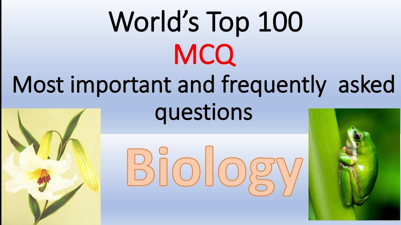 Biology Top 100 MCQs for medical UPSC SSC| Useful for all exams смотреть онлайн