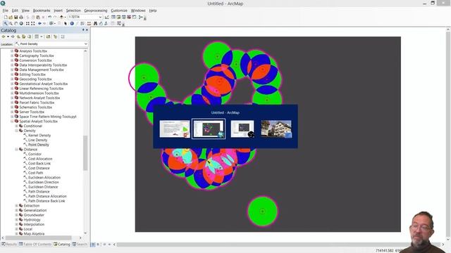 Calculating object concentration using kernel density in ArcMap смотреть онлайн