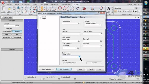 CIMCO EDIT V7 FACING 2D FOR G CODE