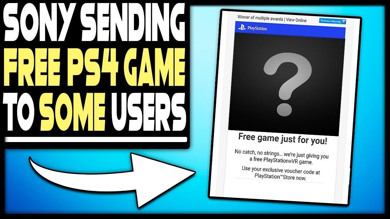 Sony Sending FREE PS4 Game to SOME Users - Check RIGHT NOW! смотреть онлайн