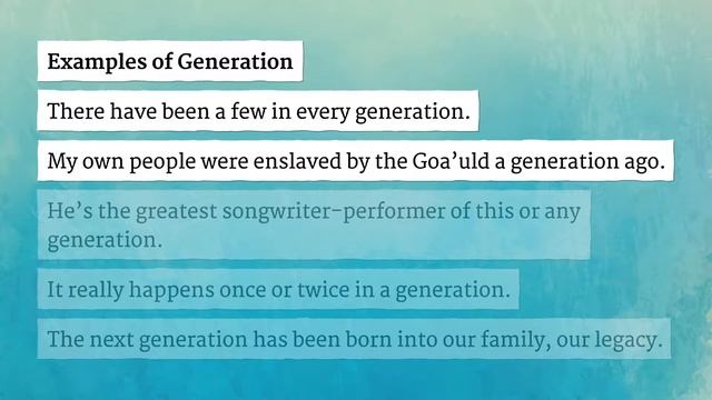 GENERATION pronunciation • How to pronounce GENERATION смотреть онлайн