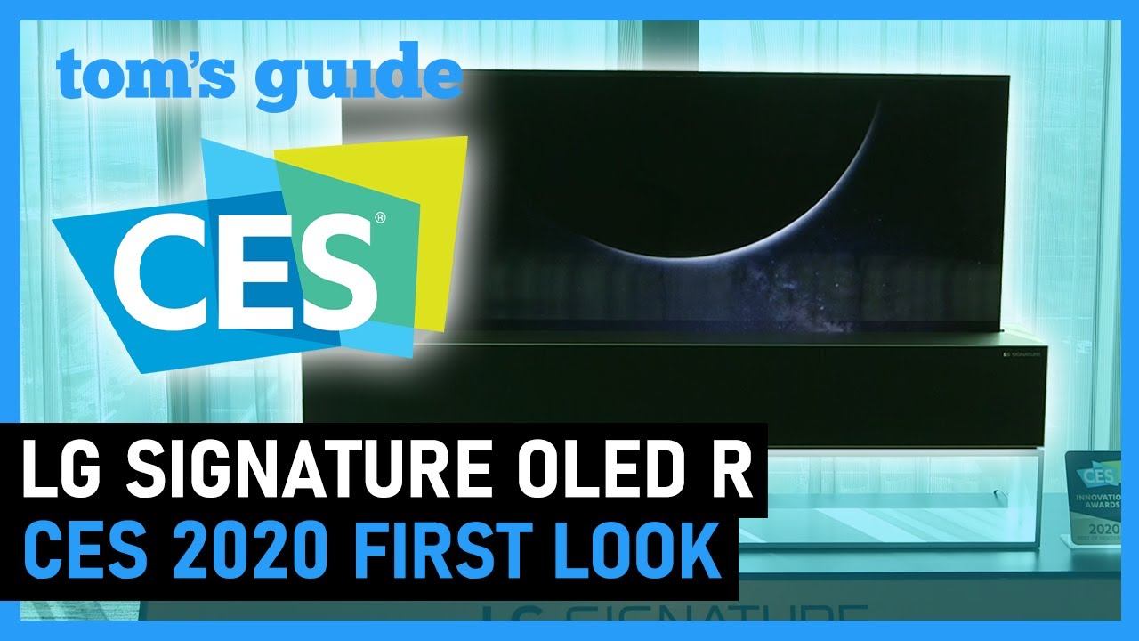 First look at the LG TV Signature OLED R | Tom's Guide at CES 2020 смотреть онлайн