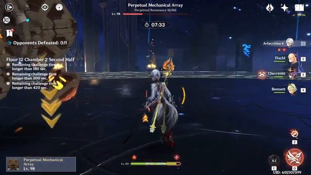 Nilou Bloom & Overload Arlecchino | 4.6 Spiral Abyss - Floor 12 (9 stars) смотреть онлайн