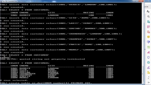 302 | L28 | DBMS | Table Creation | Query | Assignment | By MSS смотреть онлайн