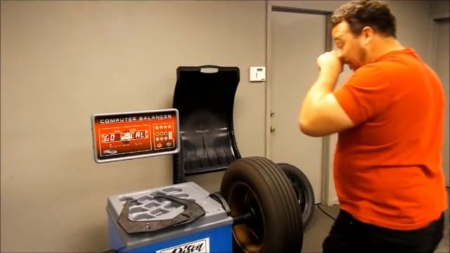 Bison Wheel Balancer, WB 550, Calibration and Dynamic Balancing Procedure смотреть онлайн