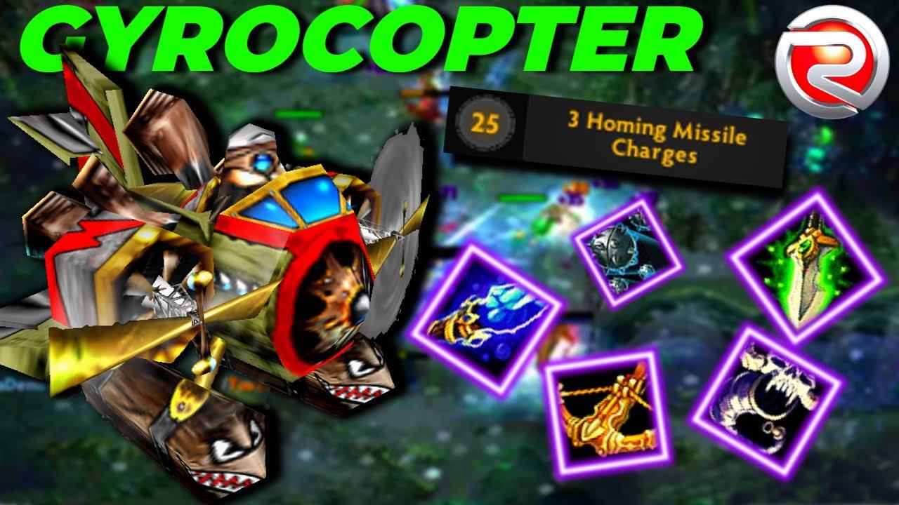 GYROCOPTER DOTA 1 HARD CARRY VS MEDUSA | REPLAY RGC смотреть онлайн