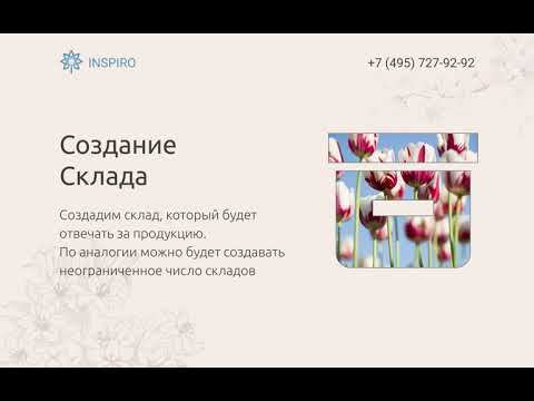 5. Создание склада в INSPIRO смотреть онлайн
