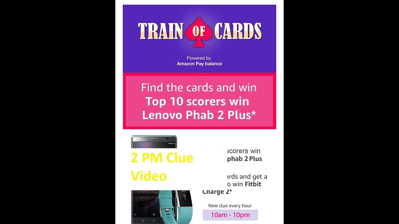 2PM Clue - Chop chop! Amazon train of cards contest смотреть онлайн