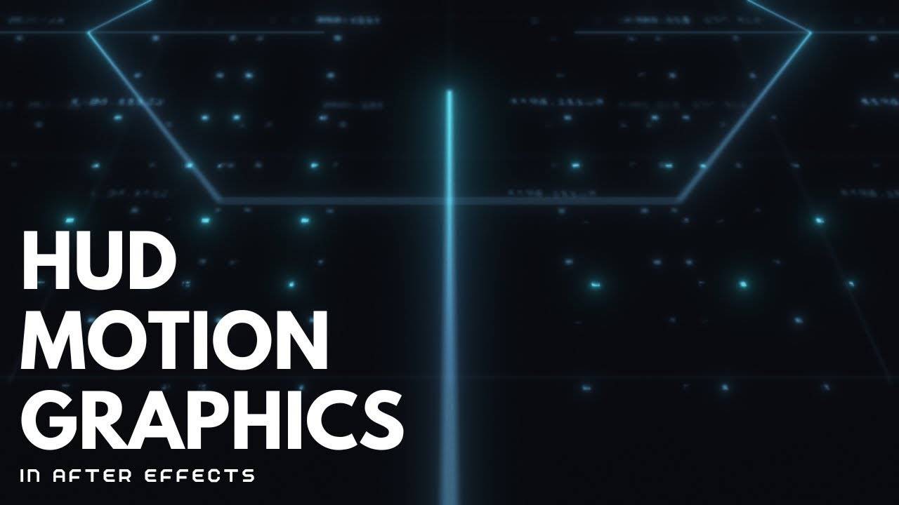 Как создать впечатляющую графику движения HUD в After Effects смотреть онлайн