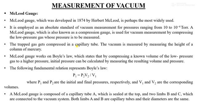 MMM: Chapter-5: Pressure Measurement Devices смотреть онлайн