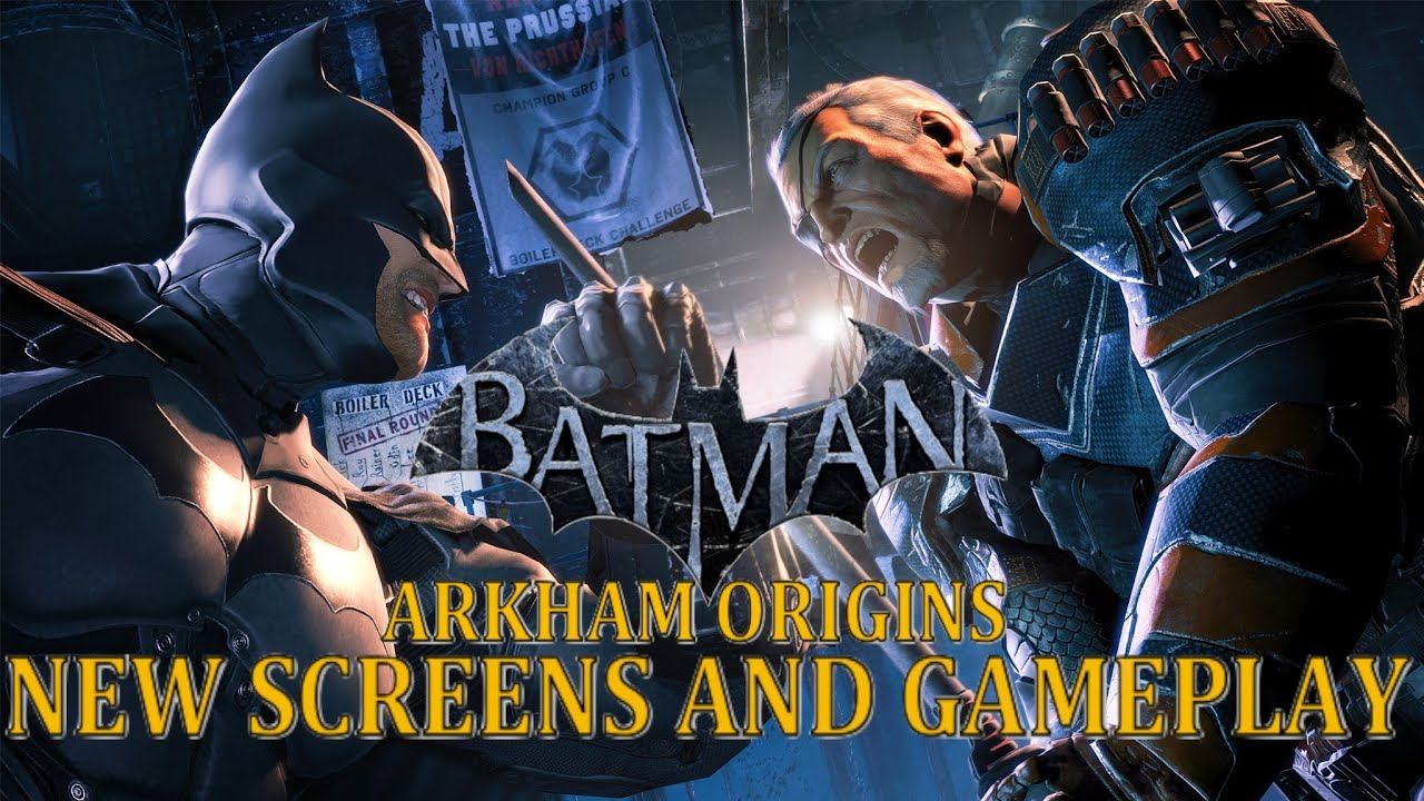 Batman Arkham Origins | NEW GAMEPLAY AND SCREENSHOTS !!!! смотреть онлайн