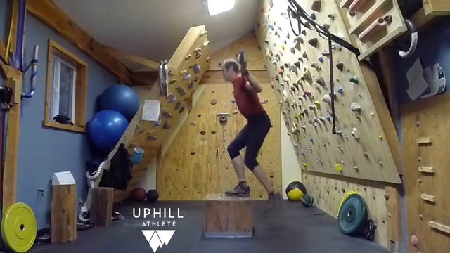 Strength Demo: Box Step Up and Heel Touch смотреть онлайн