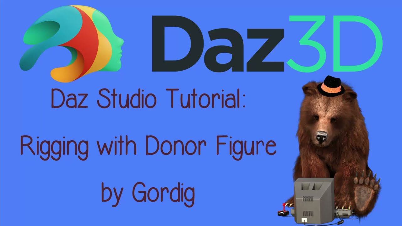 Daz Studio Tutorial: Rigging with a Donor Figure смотреть онлайн