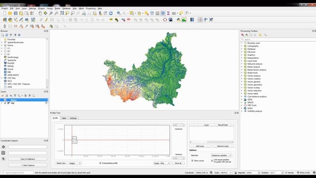 Profile Tool plugin in QGIS - Mapping in GIS смотреть онлайн