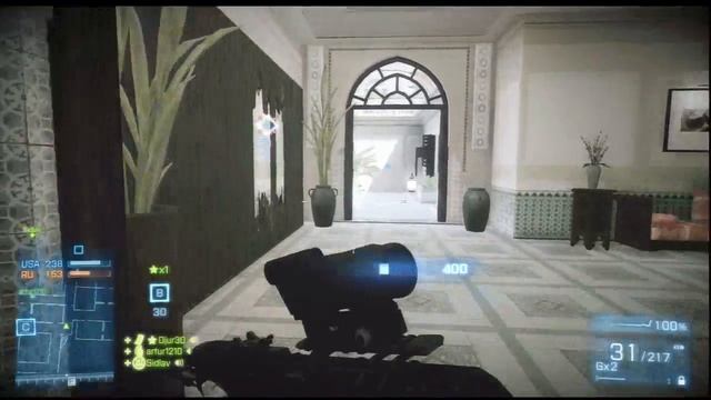 Battlefield 3: Close Quarters - Conquest Domination |Donya Fortress| PS3 смотреть онлайн