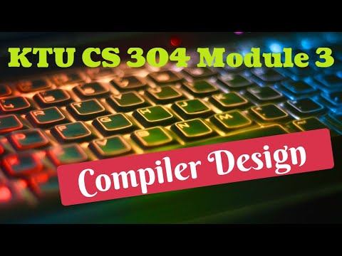 SLR Parsing Table Construction-DFA Construction-Part 3(KTU CS 304 Compiler Design- S6CS/IT-Module 3 смотреть онлайн