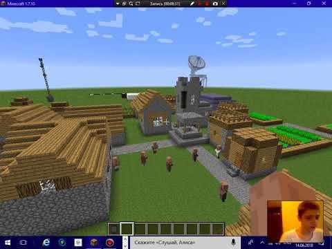 обзор карты города которий я сделал в Minecraft 1.7.10 смотреть онлайн