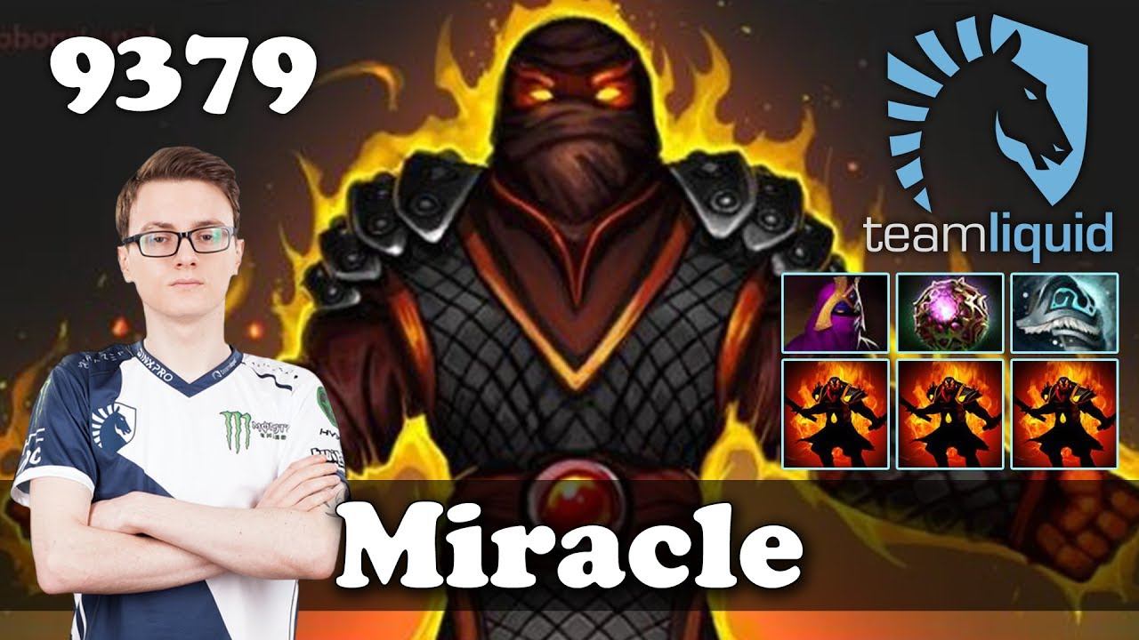 Miracle FIRE MAGIC Spirit | 9379 MMR Dota 2 смотреть онлайн