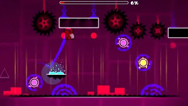 Играем в Geometry Dash Проходим всякие уровни и в КС смотреть онлайн