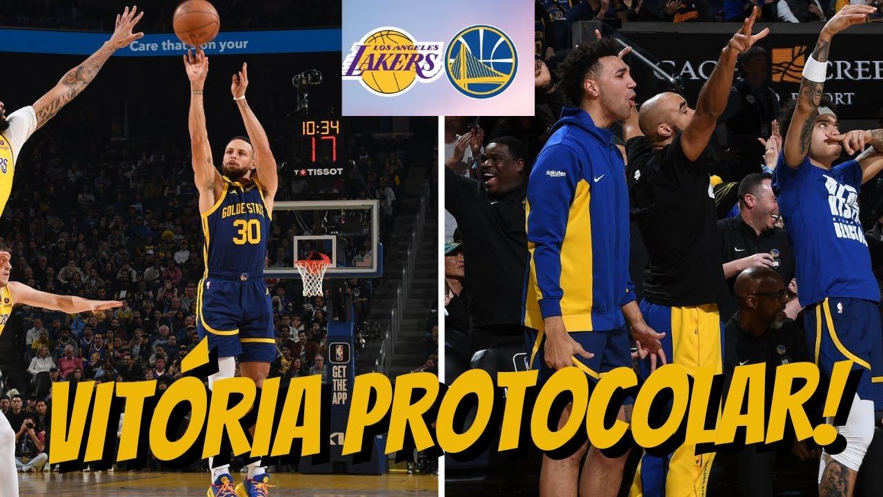 Curry COMANDA vitória protocolar do Warriors no Chase Center ! / Warriors vs Lakers (Análise) смотреть онлайн
