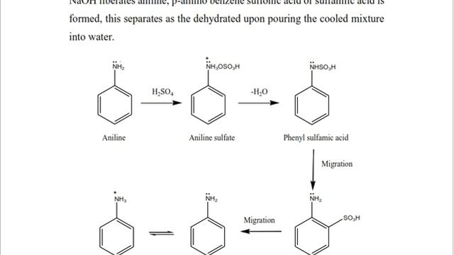 Semester 6 LAB2 Sulfonation of aniline to sulfanilic acid смотреть онлайн